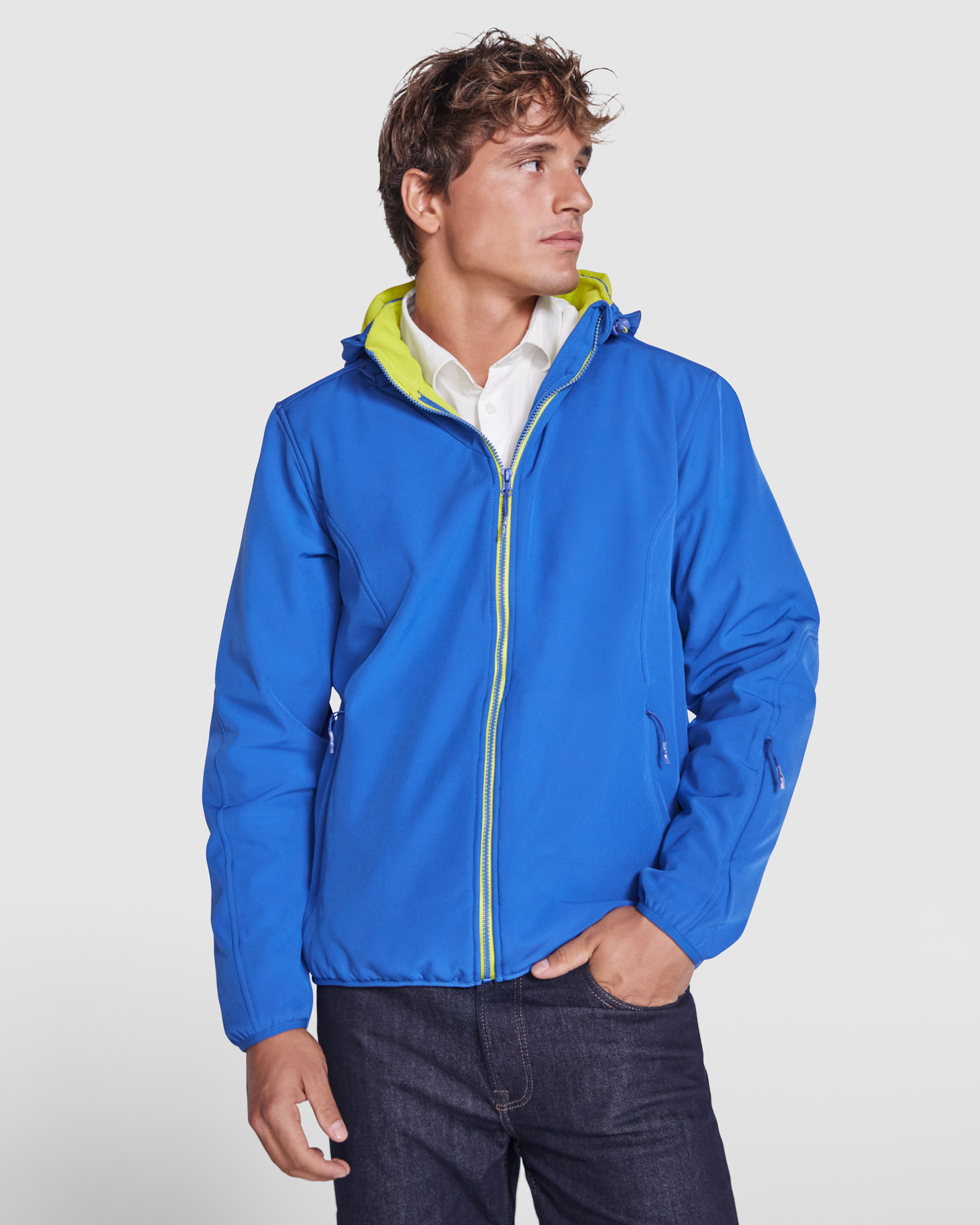 Veste Softshell à capuche personnalisée