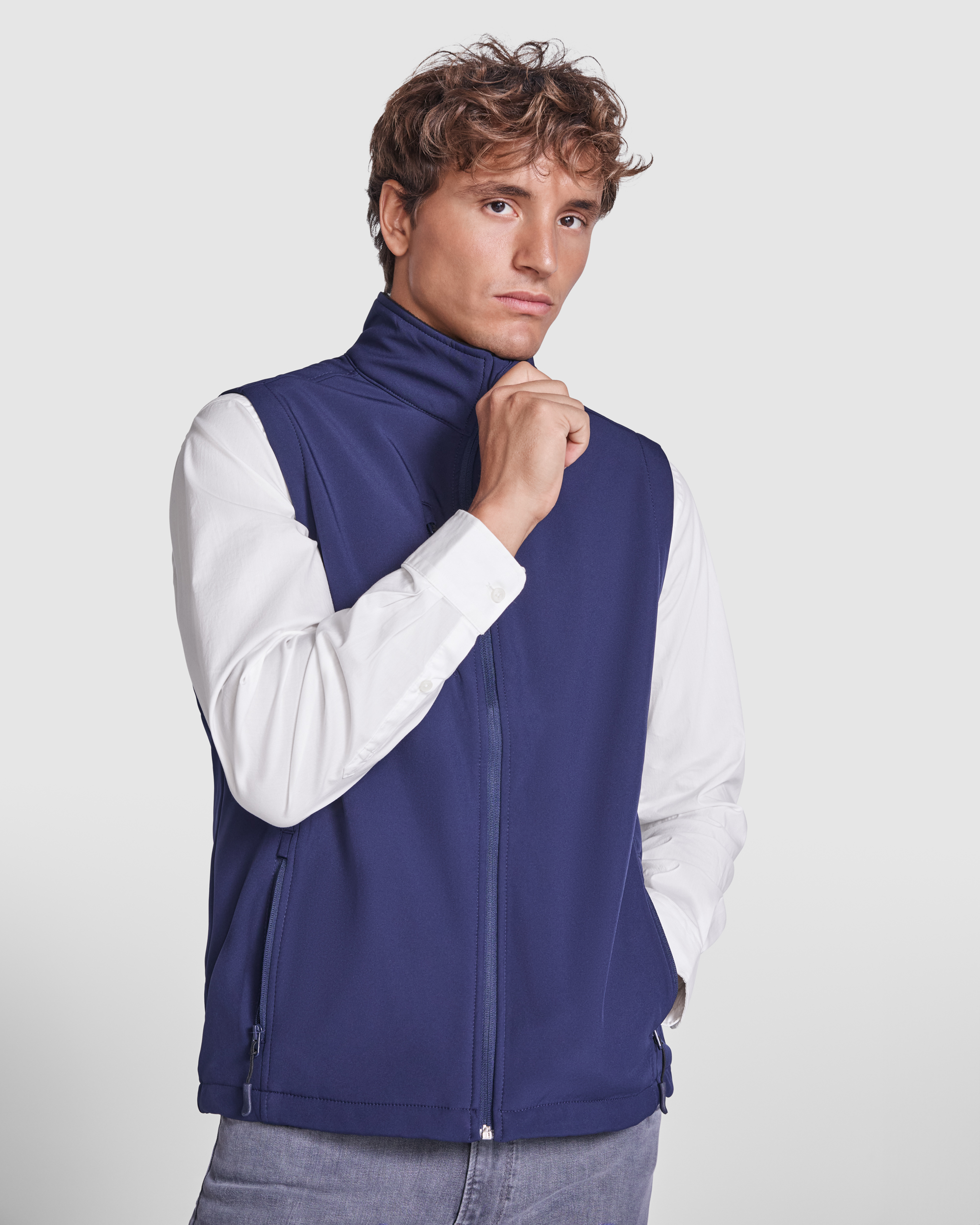 Veste softshell sans manche personnalisée